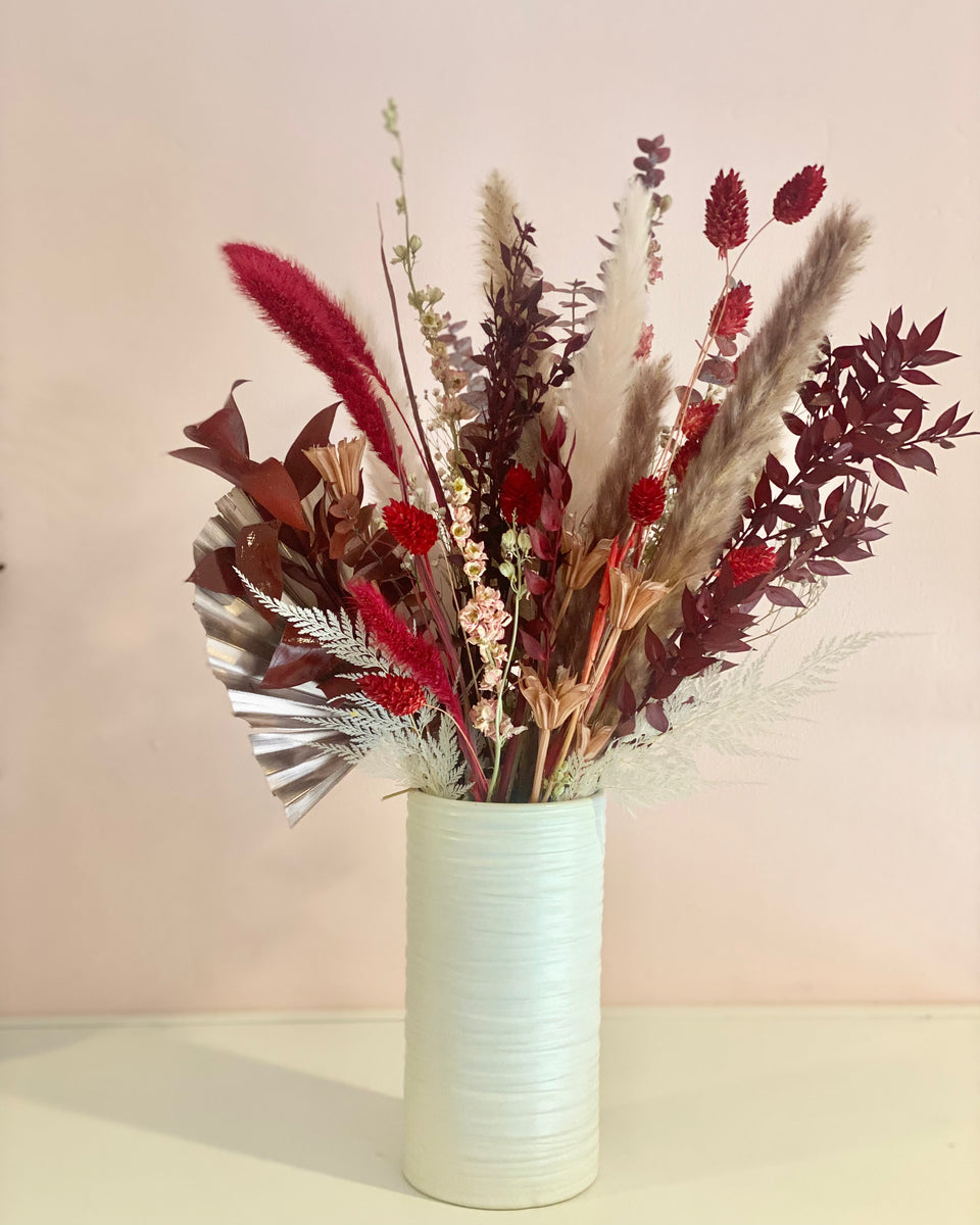 Dried Flower Arrangement Merry & Bright Backbone Floral