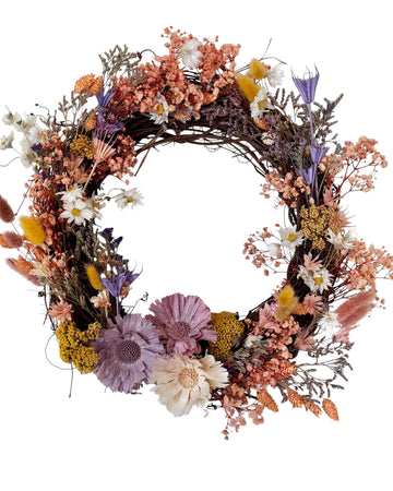 Dried Floral Wreath The Stella