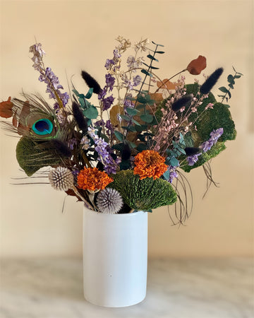The October Dried Flower Arrangement
