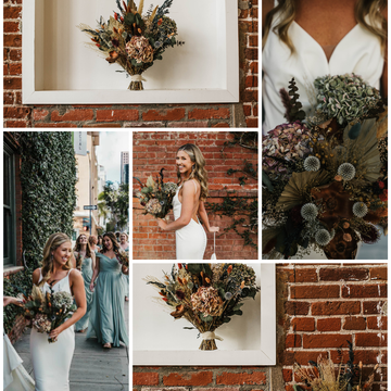 Dried Floral Wedding in the City