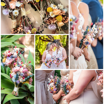 Colorful Dried Flower Wedding