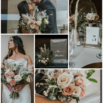 Fresh and Dried Floral Wedding