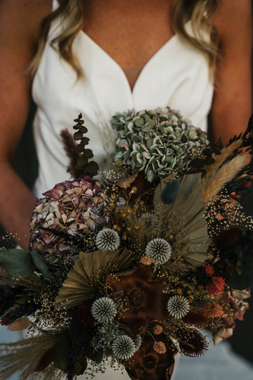 Dried Floral Wedding in the City