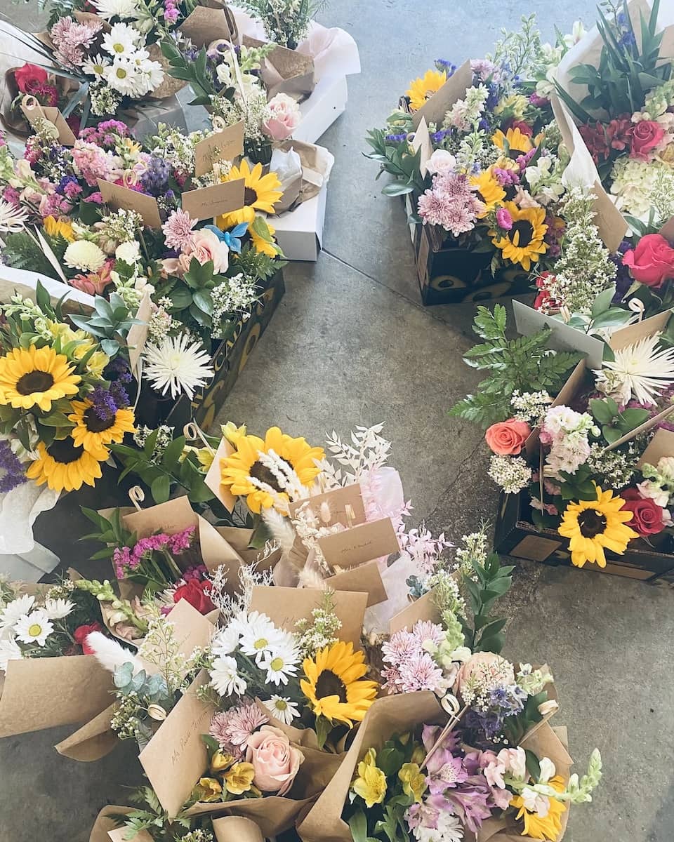 Billie Basil Bouquets Backbone Floral