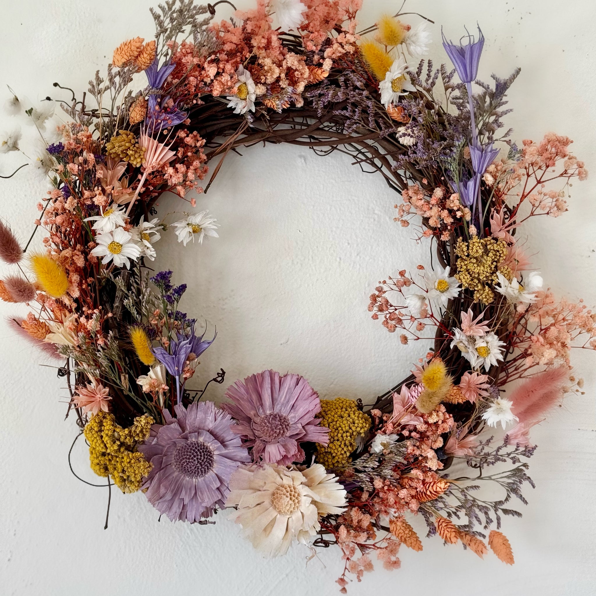 Dried Floral Wreath The Stella