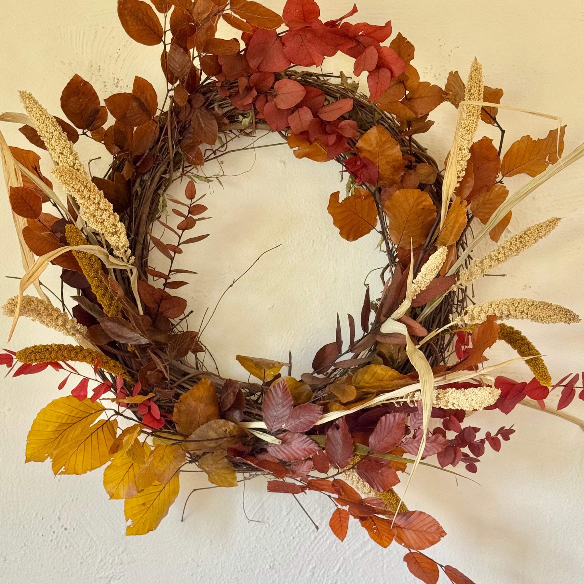 The Autumn Harvest Dried Floral Wreath
