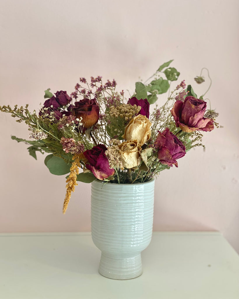 Dried Flower Arrangement The Rosy