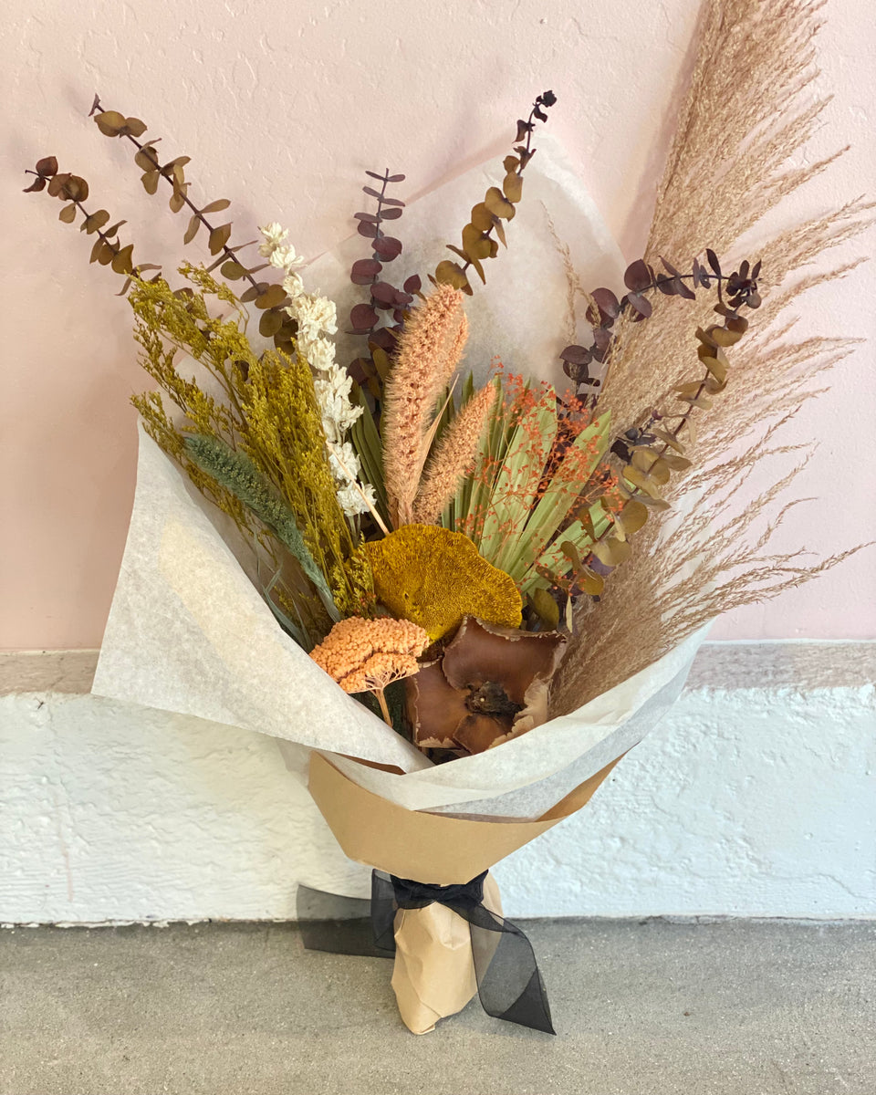 Dried Flower Bouquet The Olive Backbone Floral