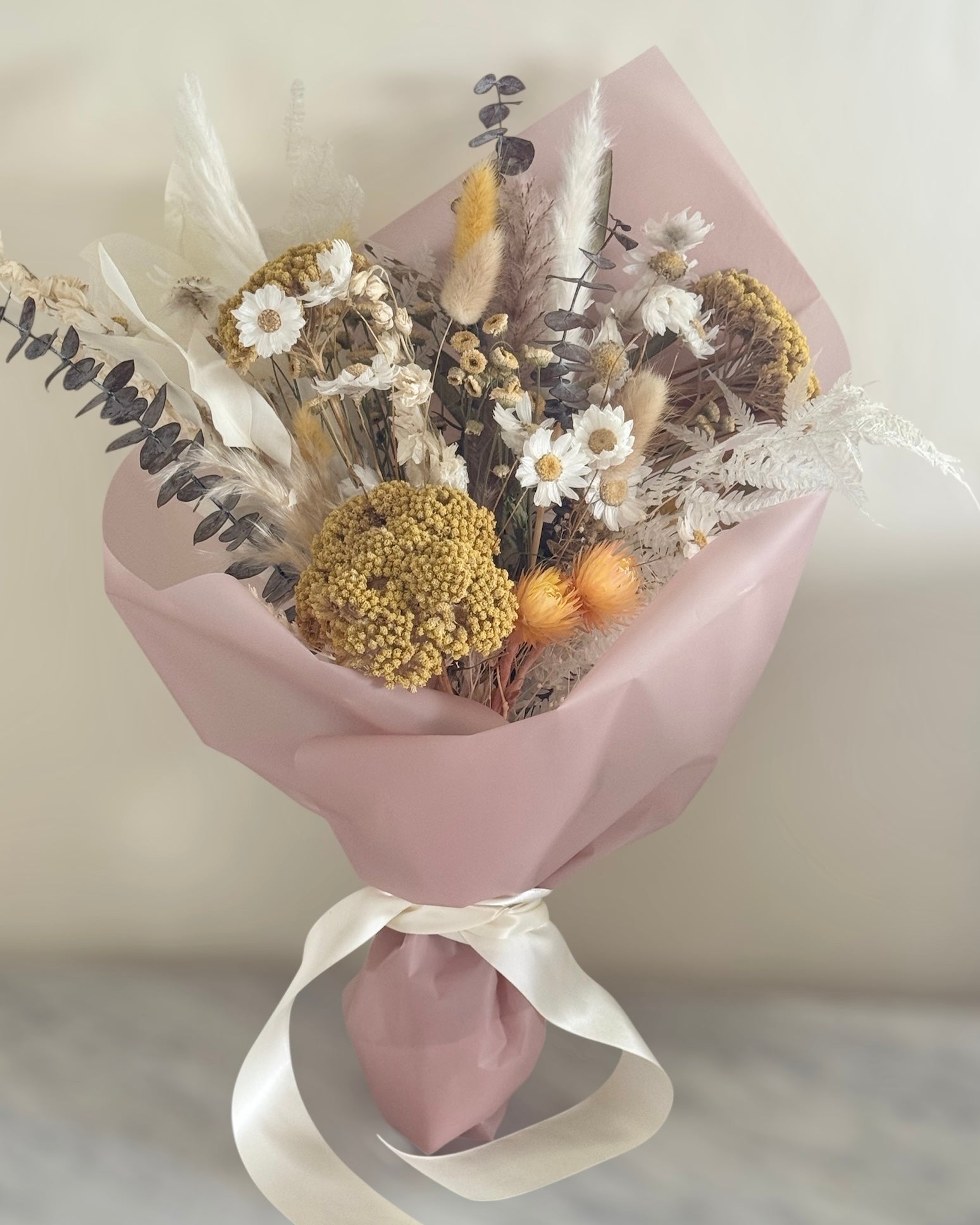 The Goldie Dried Flower Bouquet
