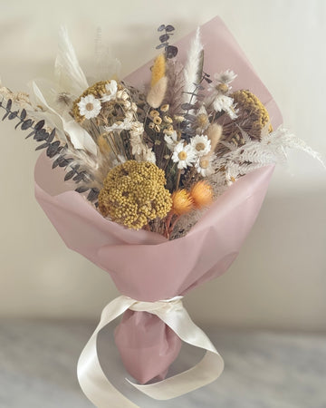 The Goldie Dried Flower Bouquet