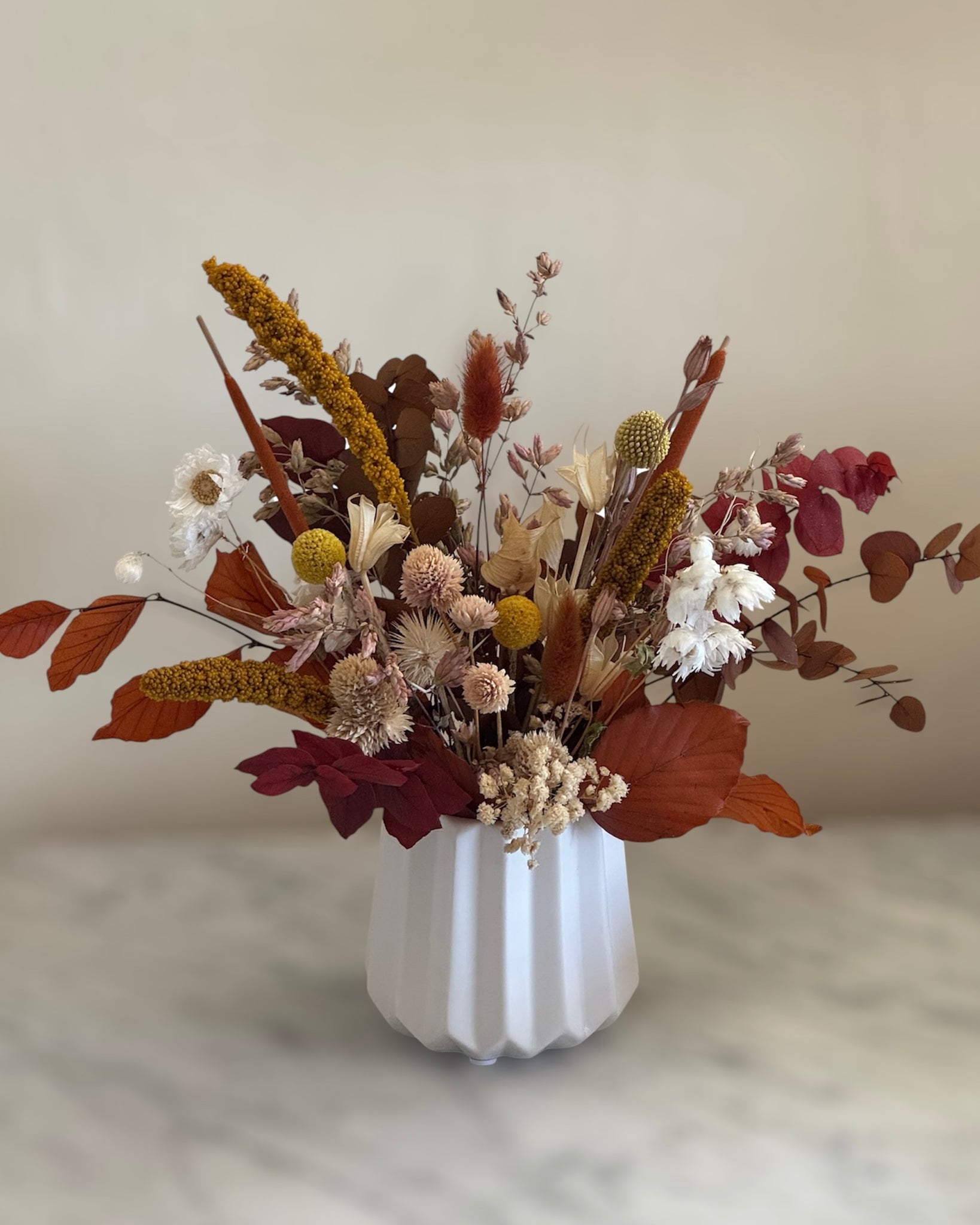 The Mini Autumn Dried Flower Arrangement