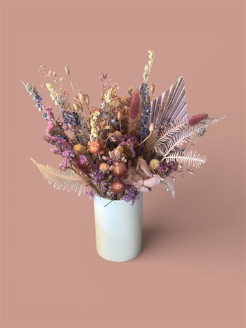 The Mauve Dried Flower Arrangement