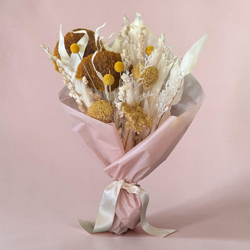 The Goldie Dried Flower Bouquet