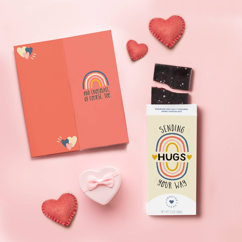 New! Sending Hugs (with chocolate) Card!